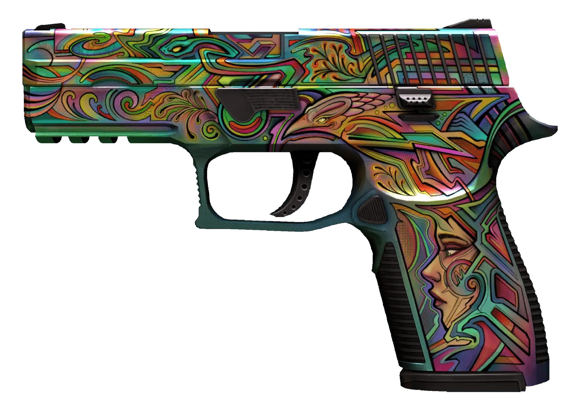 P250 | Cartel – Underworld Precision with Engraved Elegance