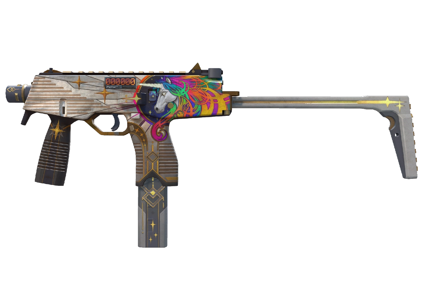 MAC-10 | Neon Rider – Retro Heat Meets Cyber Mayhem